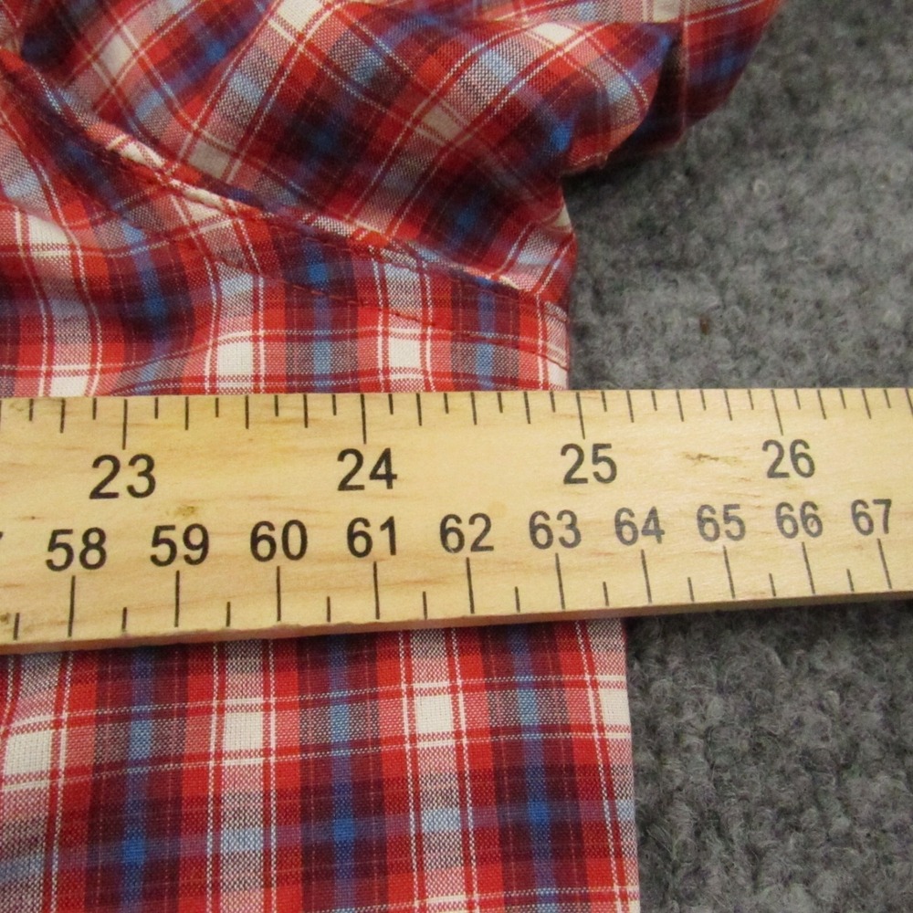 Outdoor Research Shirt Mens Extra Large XL Seapine Cranberry Plaid Short Sleeve‎ - Picture 6 of 16